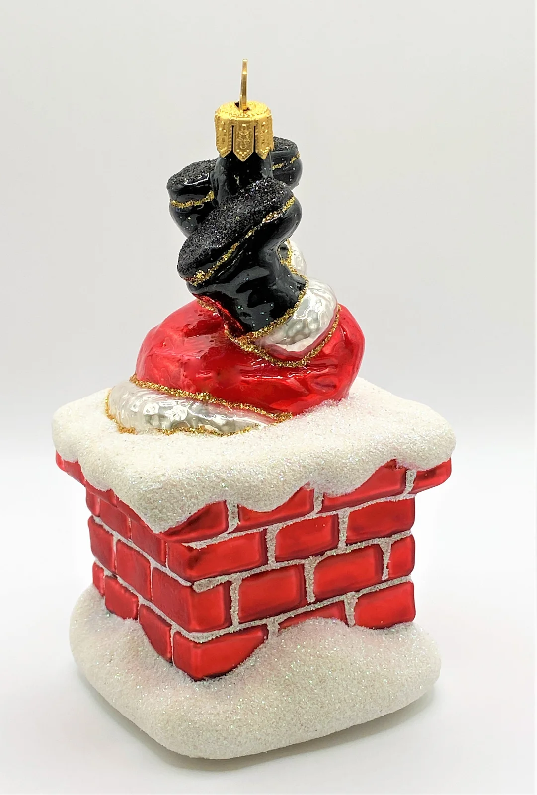 Impuls Santa Claus klettert durch den Kamin