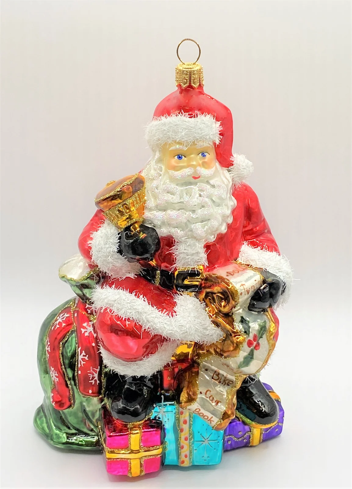 Glassware Ho Ho Ho, wer möchte noch ein Geschenk von Santa Claus