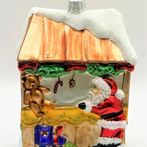 Hanco Der Weihnachtsmann ist am Weihnachtsmarkt