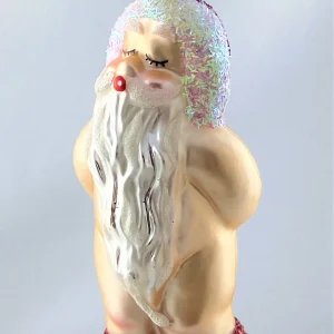 Inge-Glas Santa Klaus ziemlich leicht bekleidet