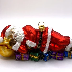 Hanco Weihnachtsmann macht ein Schläfchen
