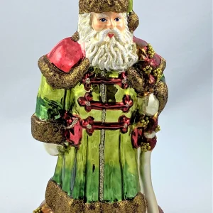 Glassware Nikolaus im grünen Mantel