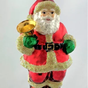 Hanco Weihnachtsmann ruft die KInder mit der Glocke zur Bescherung