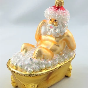 GMC Santa nimmt ein Schaumbad
