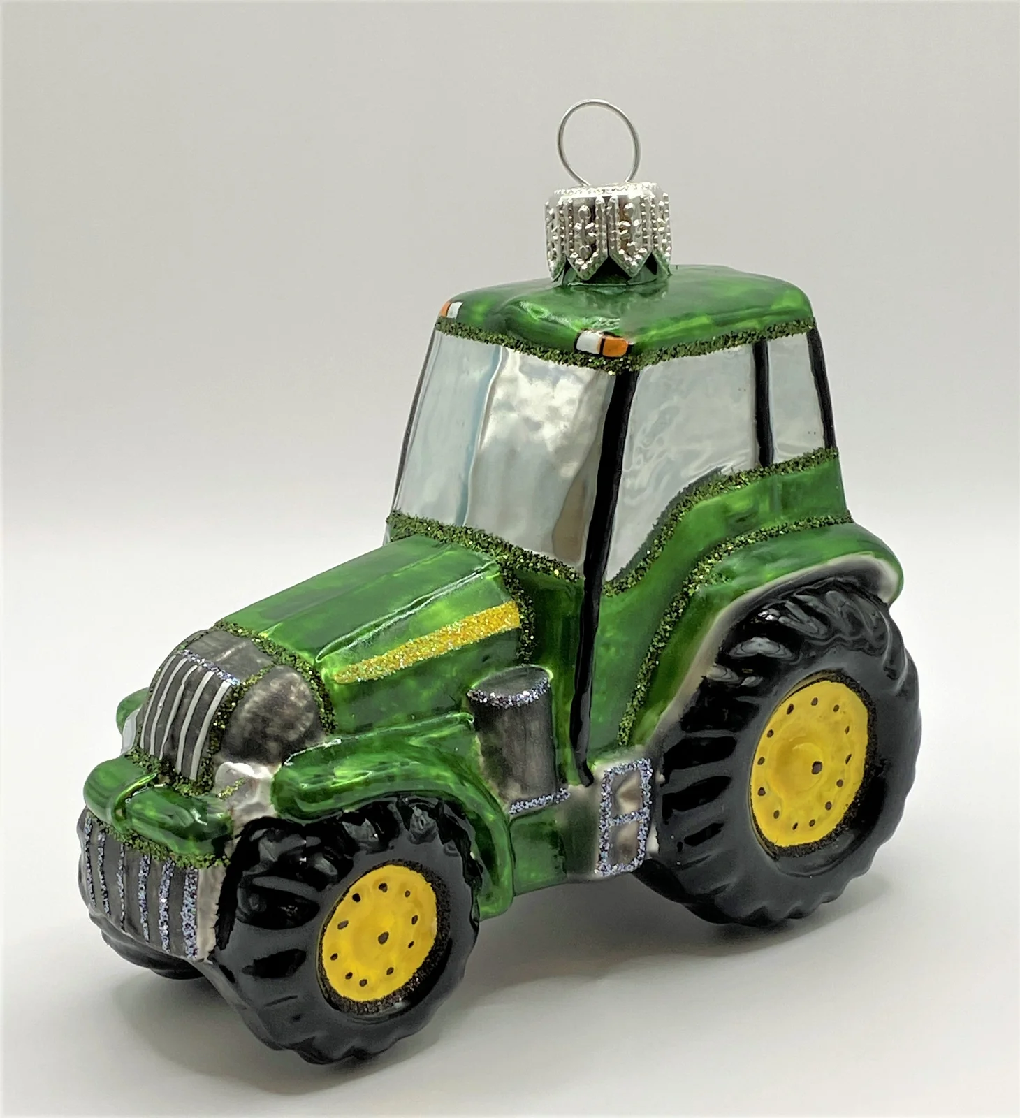 Hanco Grüner Traktor mit gelben Rädern