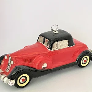 Komozja Rotes Oldtimer-Coupe mit schwarzem Dach, KOMOZJA MOSTOWSKI