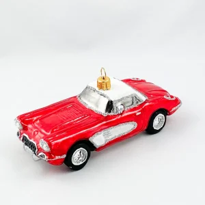Impuls Roter Vintage Cadillac mit weissem Dach
