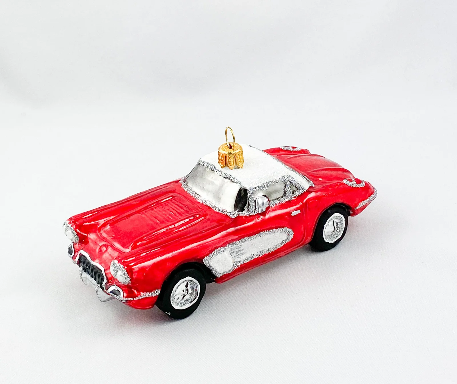 Impuls Roter Vintage Cadillac mit weissem Dach