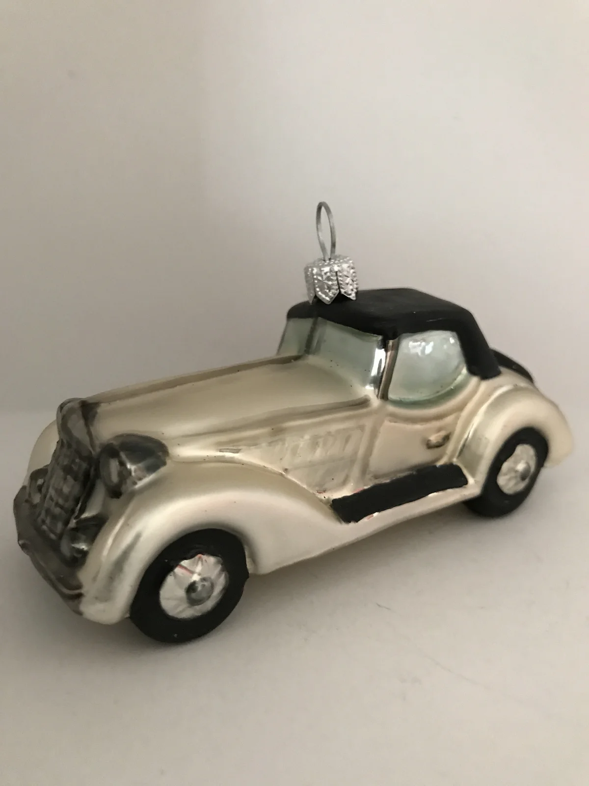 Dummy Oldtimer Coupé weiss