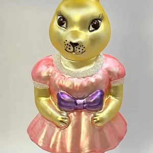 Sonstige Osterhasen-Mädchen in rosa Kleidchen
