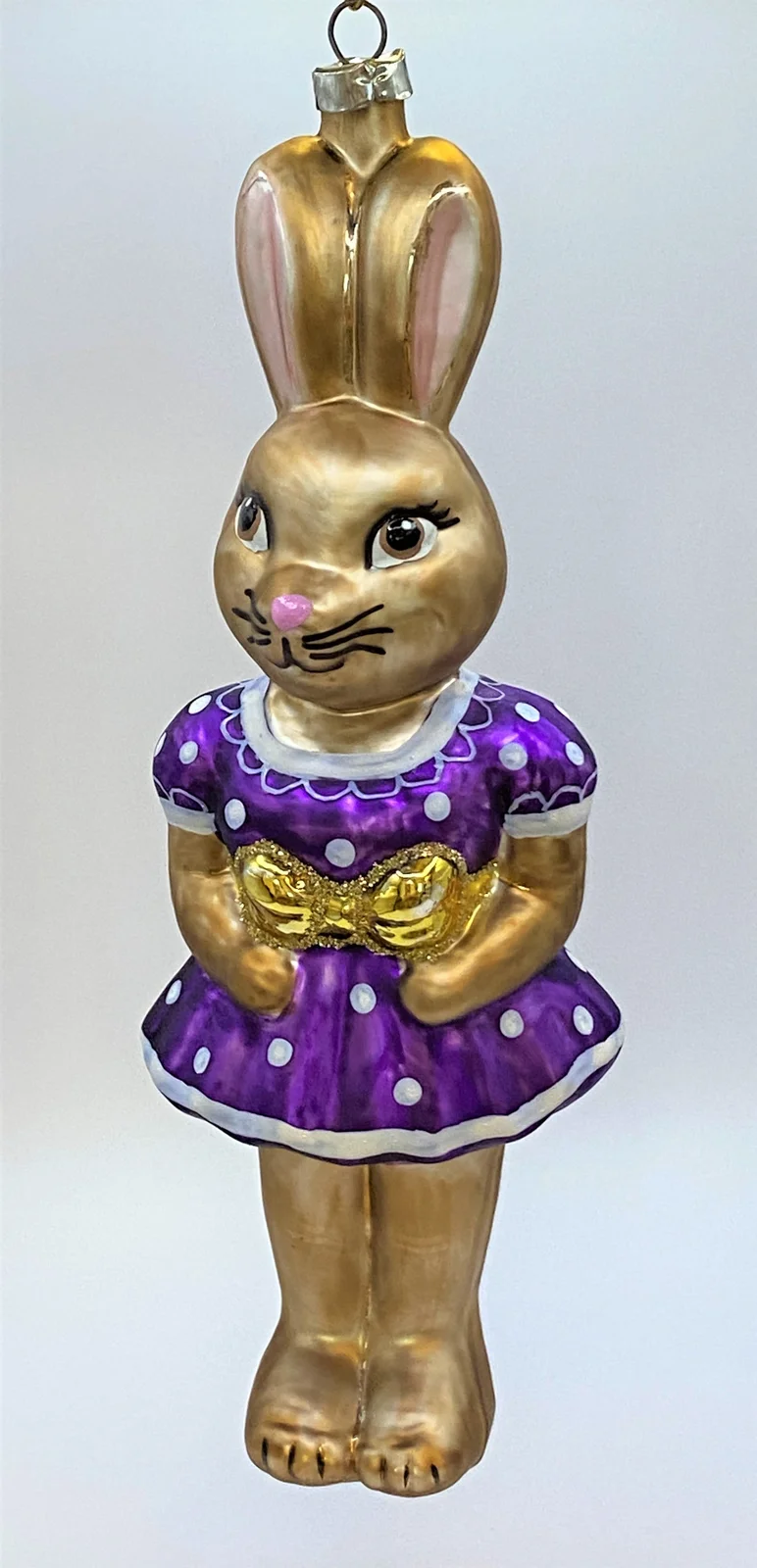 Sonstige Osterhasen-Mädchen in violettem Kleidchen