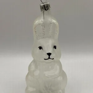 Inge-Glas Sitzender Hase transparent