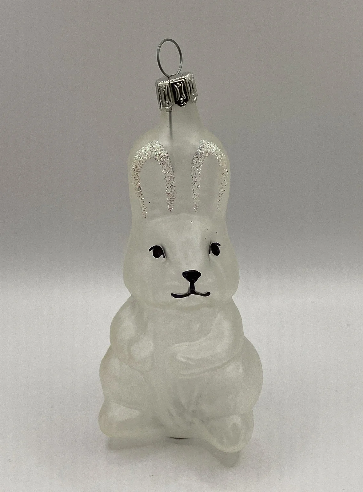 Inge-Glas Sitzender Hase transparent