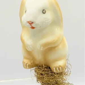 Inge-Glas Kleiner Hase mit Lampiohren auf Clip
