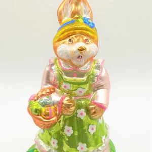 Glassware Mama Osterhase im Blümchenkleid