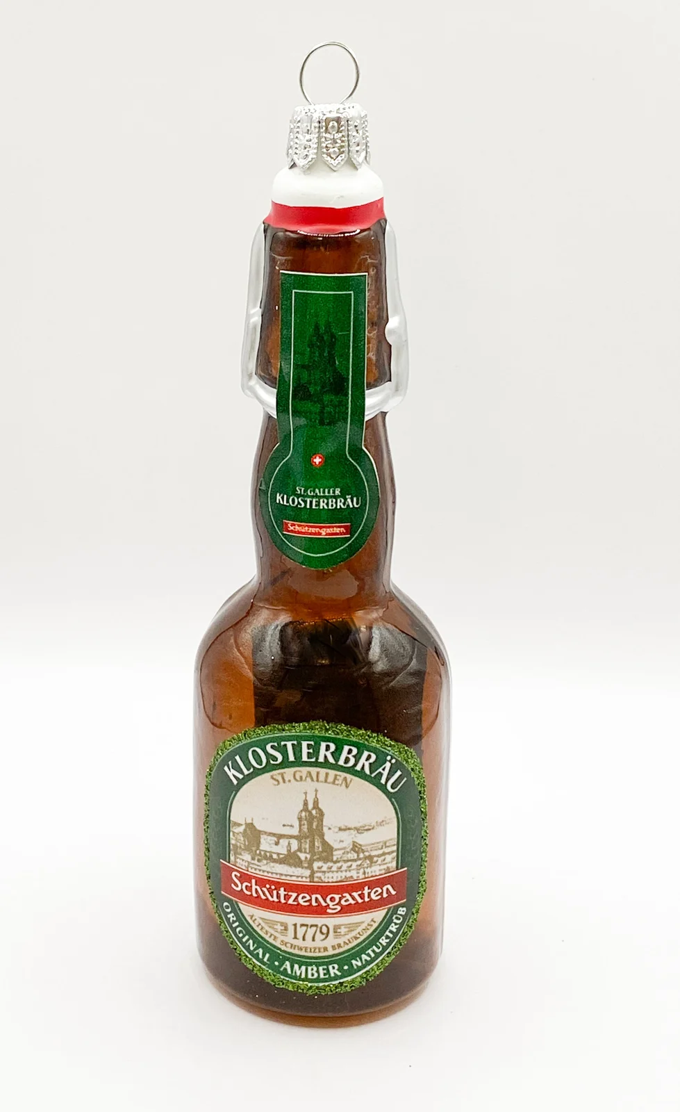 Glaspol Schützengarten Bierflasche " KLOSTERBRÄU "