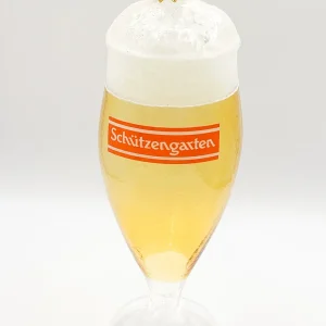 Hanco Bierglas Tulpe mit der Aufschrift " Schützengarten "