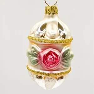 ANVA Historische Eiform mit Rosen-Dekor