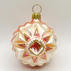 ANVA Medaillon mit stilisiertem rosa Stern