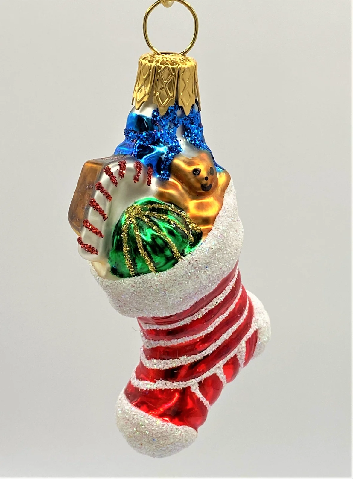 Glaspol Weihnachts Strumpf