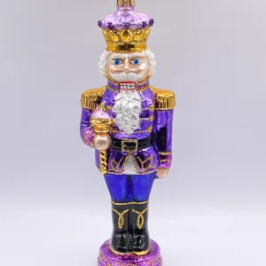 Hanco Nussknacker-König mit violette Jacke