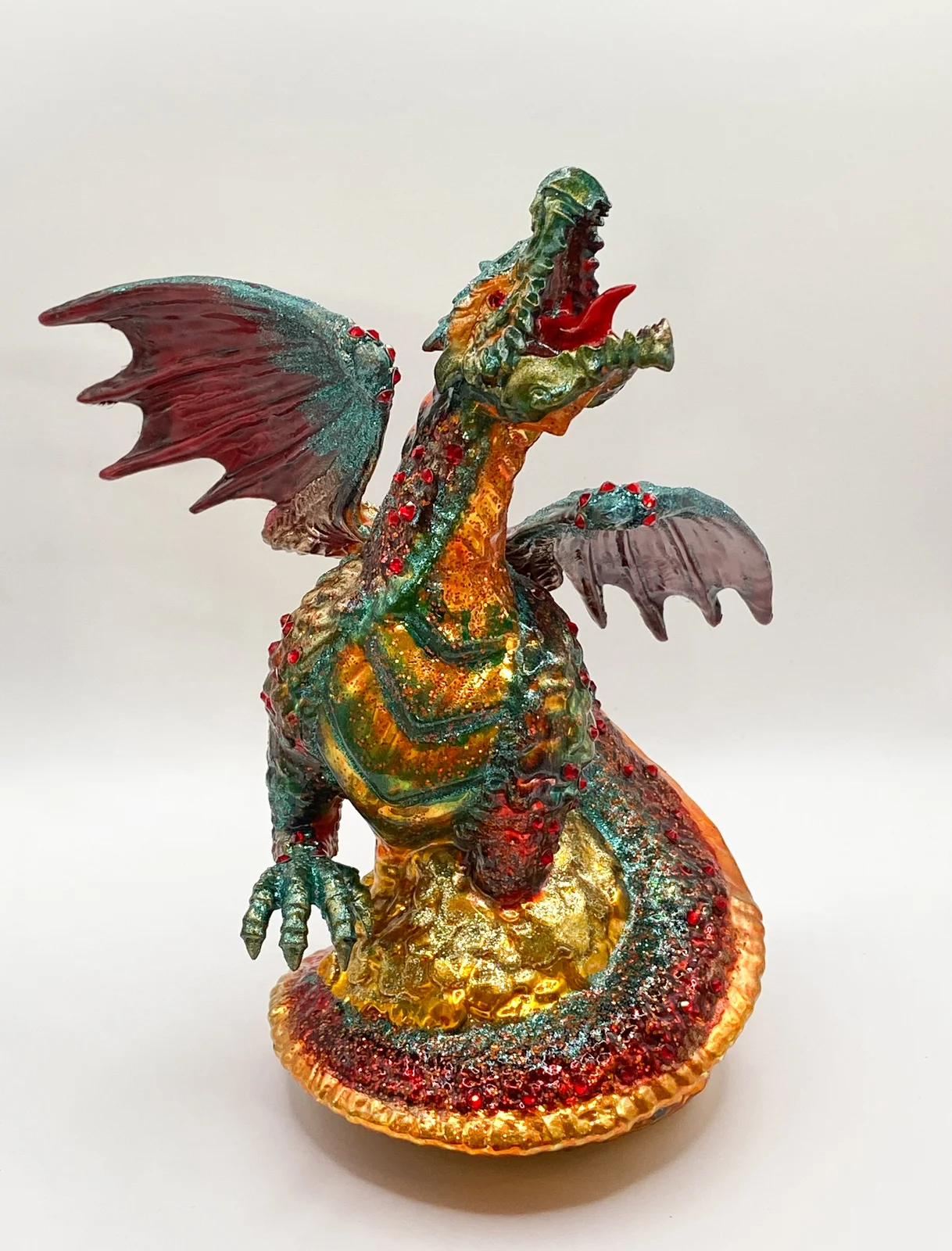 GlitterLab Drachen auf dem Gold-Schatz, GlitterLab