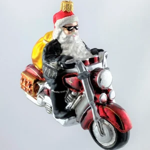Hanco Santa bringt die Geschenke mit dem coolen Motorrad