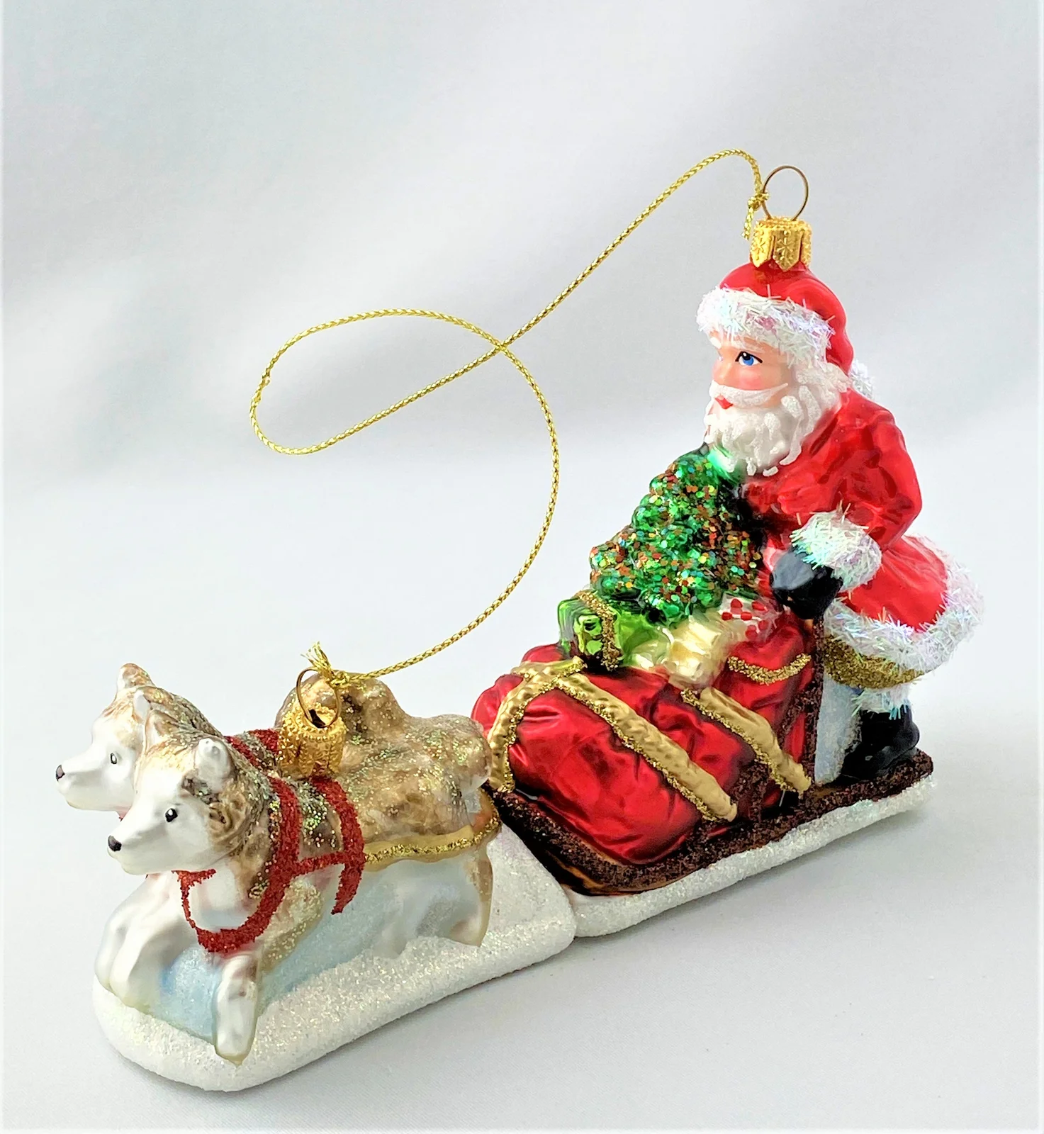 Impuls Nikolaus bringt mit dem Huskischlitten die Geschenke