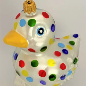 GMC Bade-Ente mit bunten Tupfen