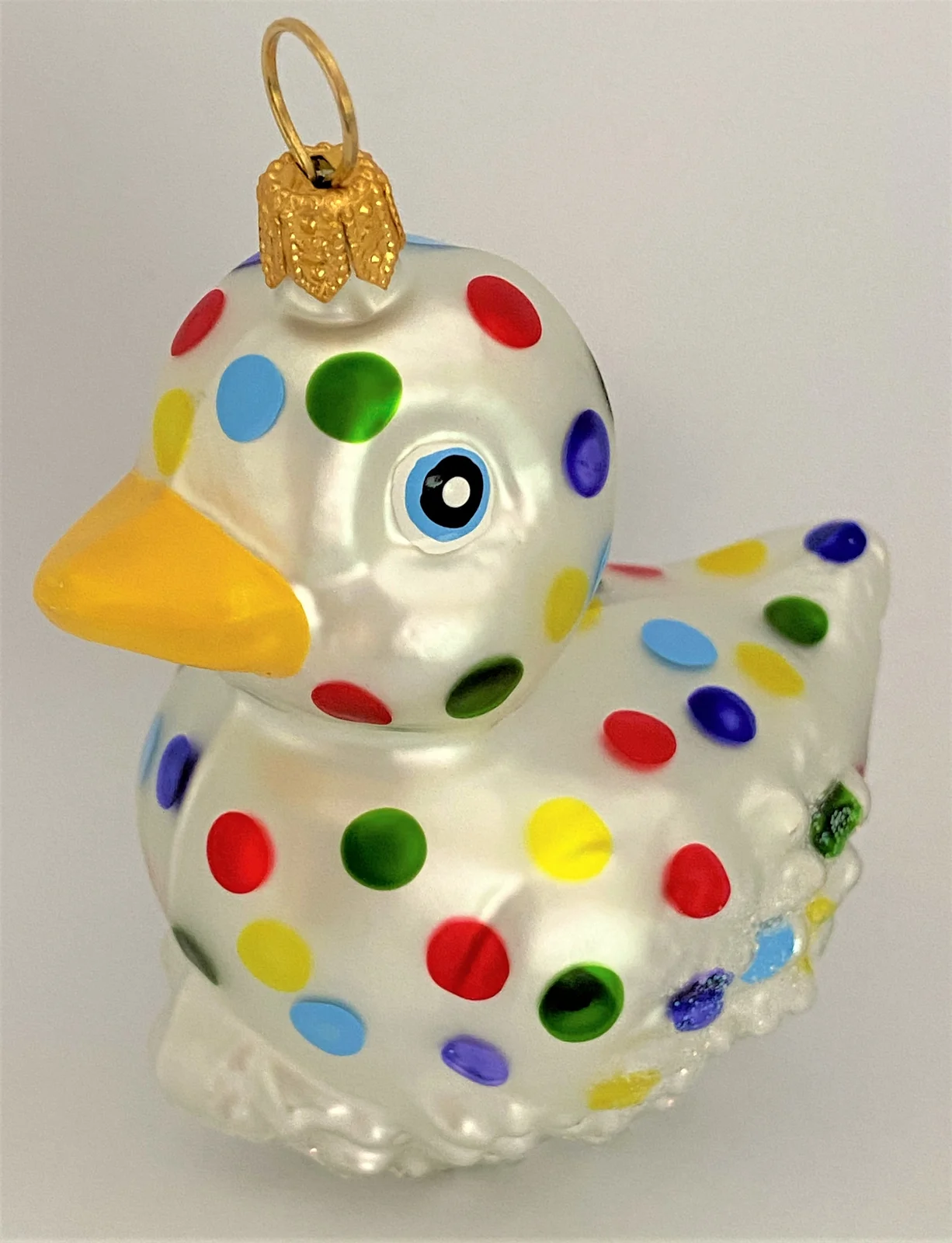 GMC Bade-Ente mit bunten Tupfen