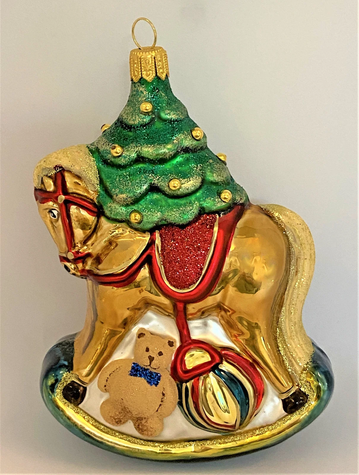 Komozja Schaukelpferdchen mit Christbaum, KOMOZJA MOSTOWSKI