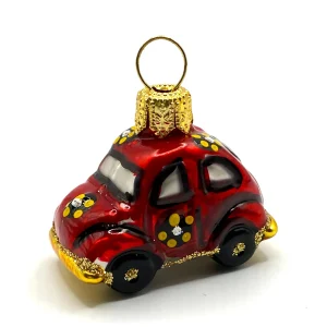 Glaspol Kleiner Flower Power VW-Käfer