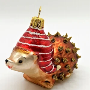 Hanco Süsser Igel mit roter Bommel-Mütze