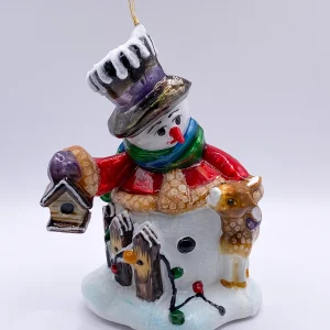 Komozja Schneemann mit Vogelhäuschen und kleinem Reh, KOMOZJA MOSTOWSKI