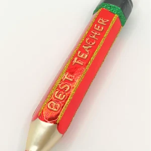 Inge-Glas Rotstift mit der Aufschrift " Best Teacher "