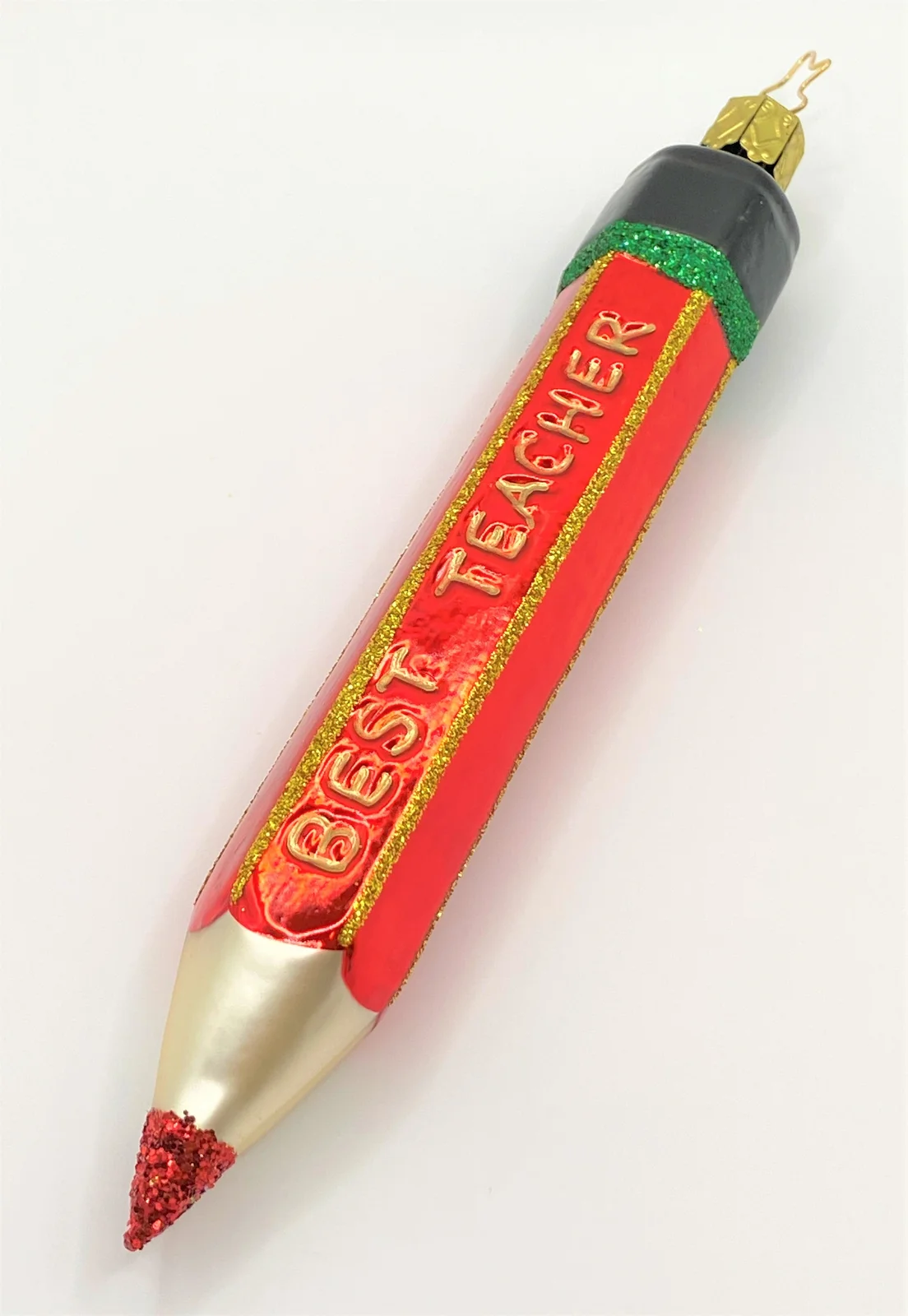 Inge-Glas Rotstift mit der Aufschrift " Best Teacher "