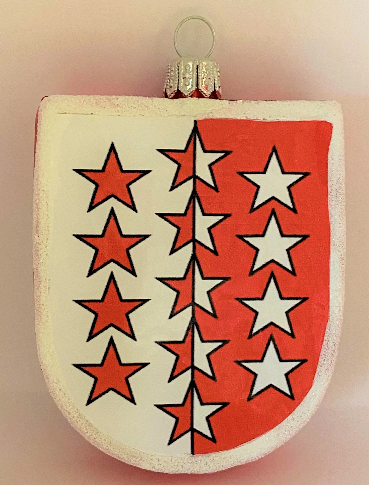 Glaspol Wappen Kanton Wallis