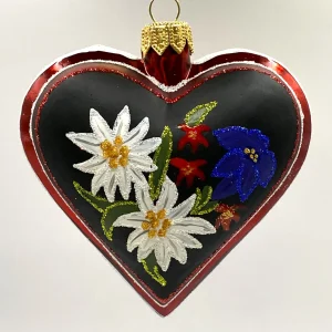 Hanco Herz mit Schweizer Alpenblumen