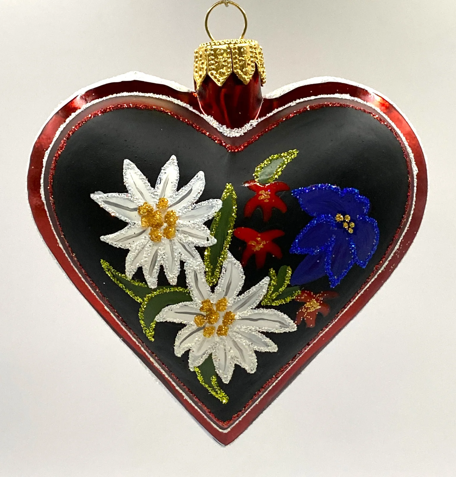 Hanco Herz mit Schweizer Alpenblumen