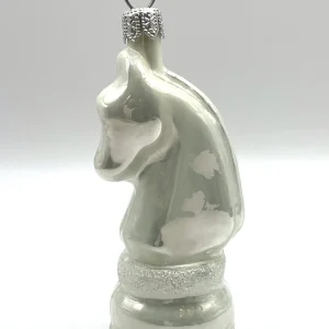 GMC Schachfigur Springer weiss