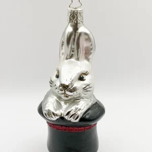 Inge-Glas Weisser Hase im Zauberhut