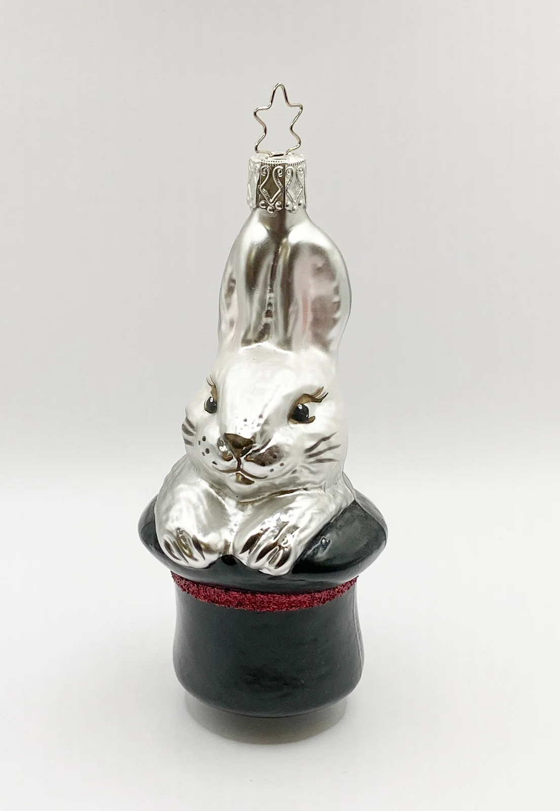 Inge-Glas Weisser Hase im Zauberhut