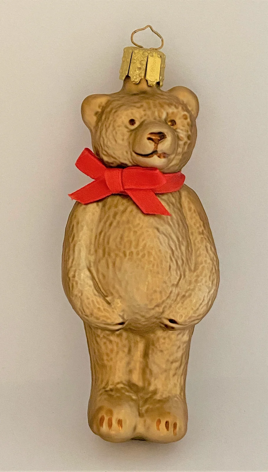 Christborn Teddy-Bär mit rotem Band