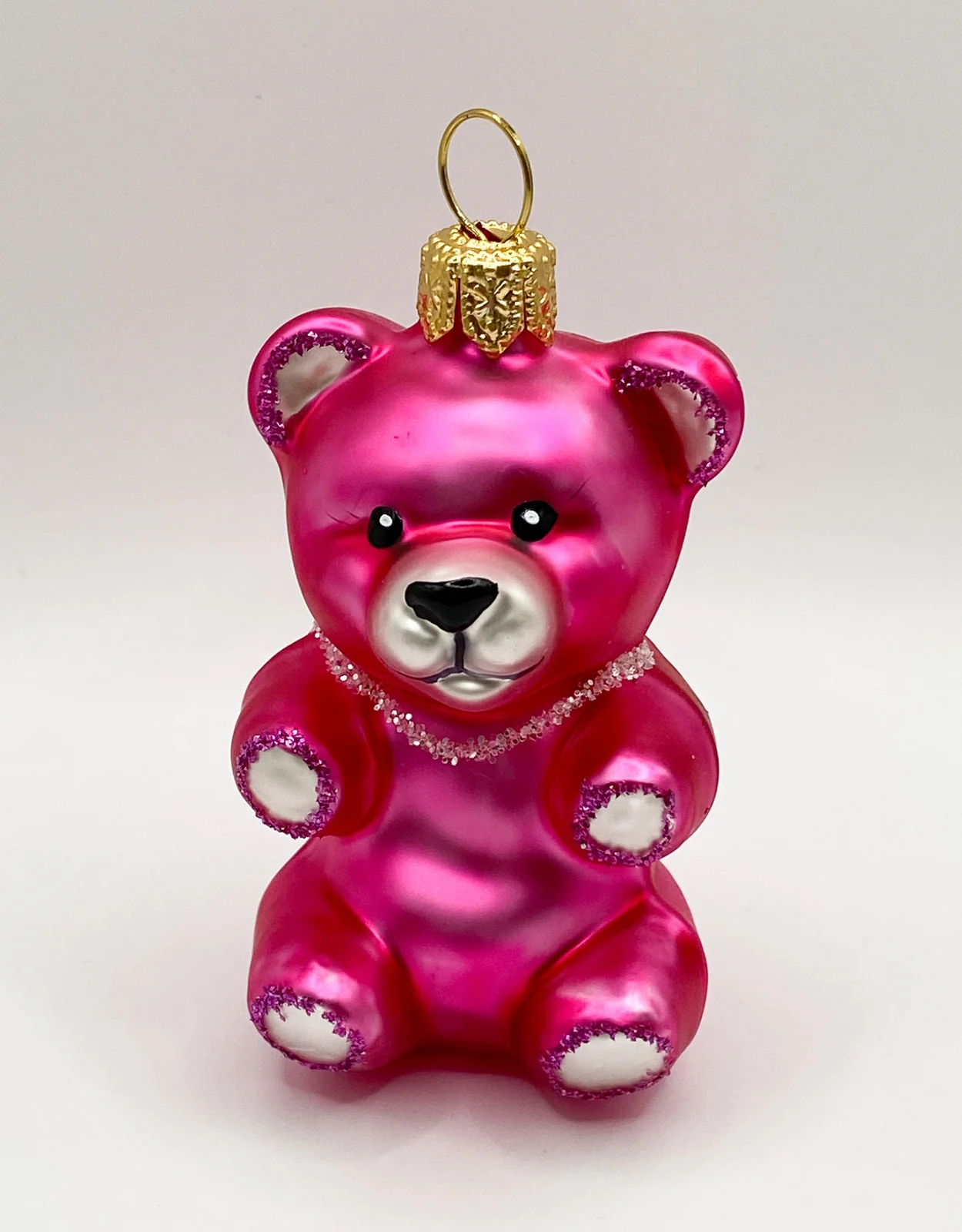 Glasswitch Teddy-Bär in Pink