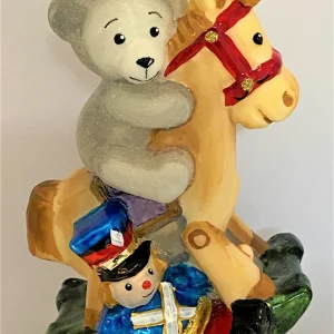 Komozja Der Teddy-Bär reitet auf dem Schaukelpferdchen, KOMOZJA MOSTOWSKI