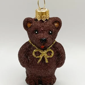Impuls Brauner Teddybär mit goldener Schleife