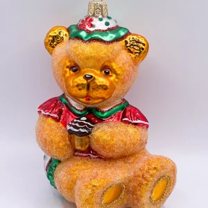 Glassware Teddybär mit Cup-Cake