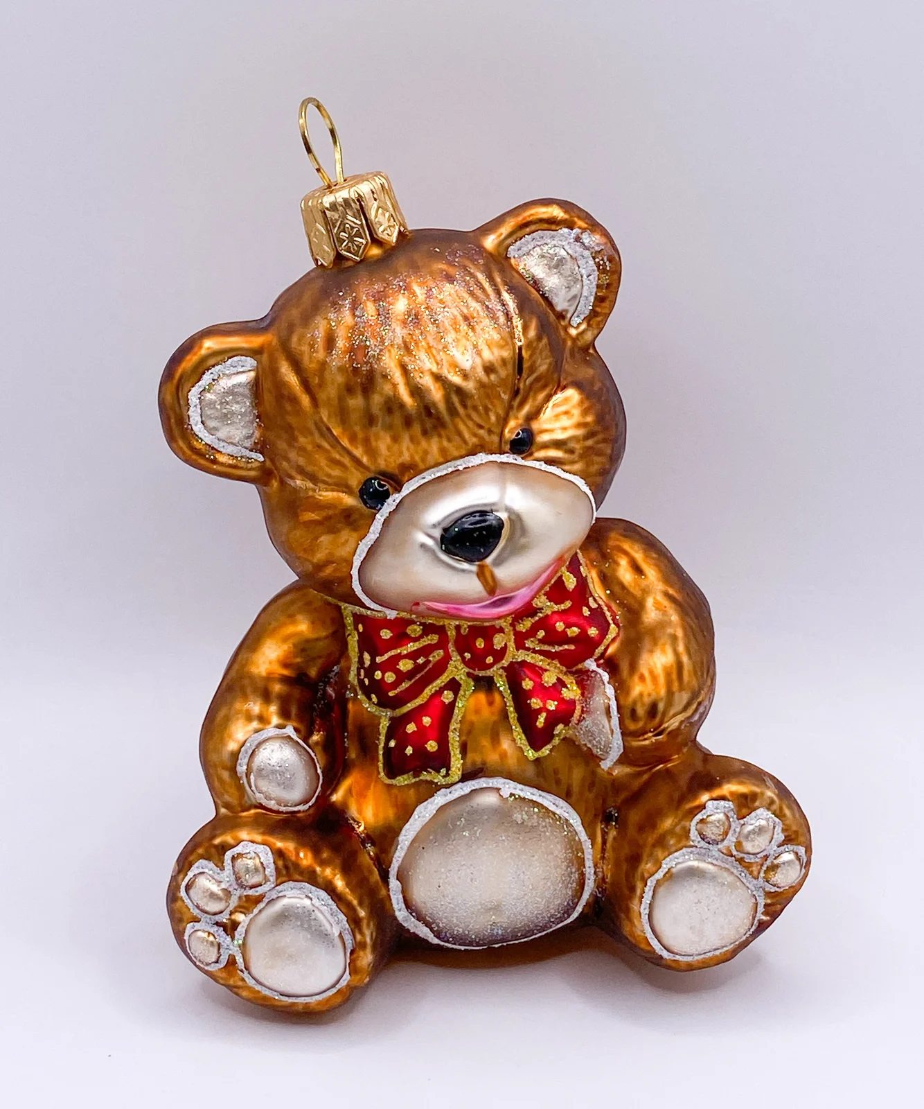 Glassware Sitzender Teddybär
