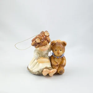 AtlasArt Das kleine Mädchen erzählt dem Teddybär eine Geschichte AtlasArt