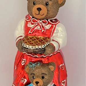 Glassware Bärenmama hat einen feinen Kuchen gebacken